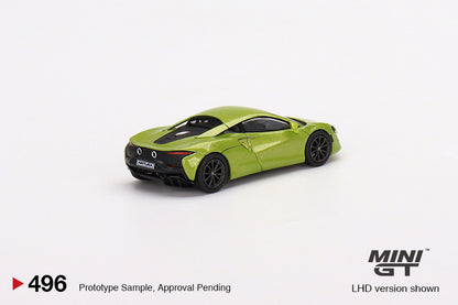 MiniGT 1:64 McLaren Artura Flux Green - MiJo Exclusive #496