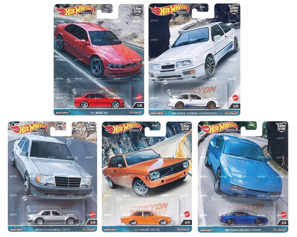 Hot Wheels 1:64 Premium Car Culture 2023 959C Assortment - Canyon Warriors Set