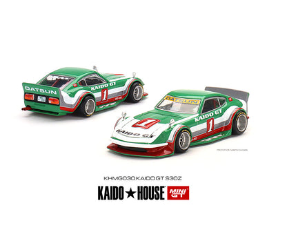 MiniGT x Kaido House 1:64 Datsun Fairlady Z V2 Green & White