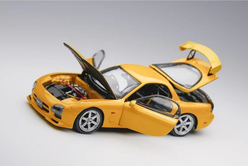 PGM Model 1:64 Mazda RX-7 FD3S - Yellow