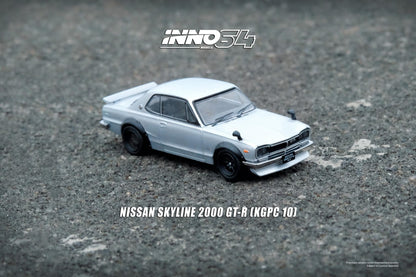 Inno64 1:64 Nissan Skyline 2000 GT-R KPGC10 - Silver