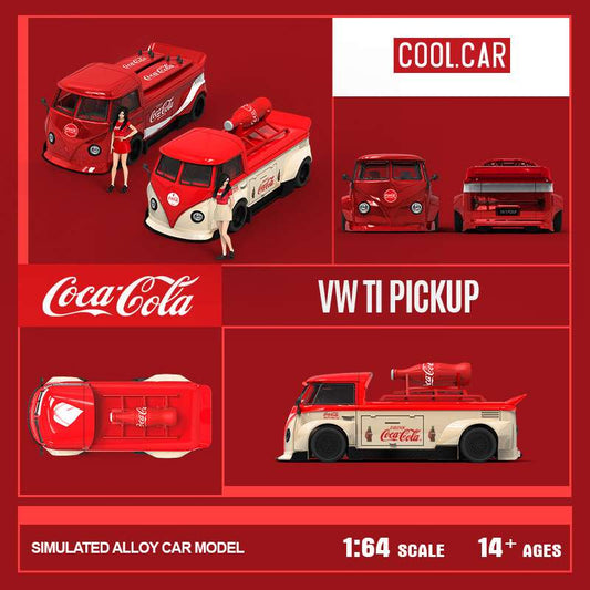 Cool Car 1:64 Volkswagen VW T1 Panel Truck Widebody - 2 Styles