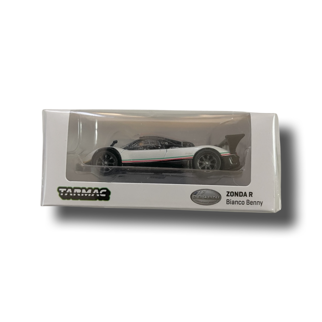 Tarmac Works 1:64 Global64 Pagani Zonda R Bianco Benny *CHASE*