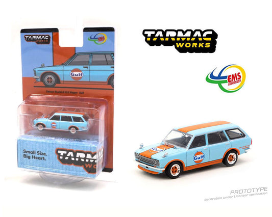 Tarmac Works 1:64 Datsun Bluebird 510 Wagon Gulf Blue – Global64 – Indonesia EMS Exclusive