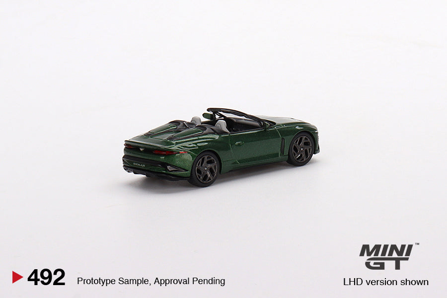 MiniGT 1:64 Bentley Mulliner Bacalar Scarab Green – MiJo Exclusive #492