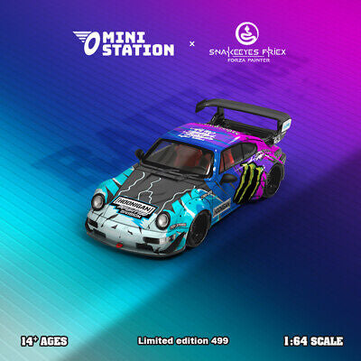 Mini Station x SnakeEyes Friex 1:64 RWB 993 Hoonigan 43 Ken Block - Limited to 499pcs