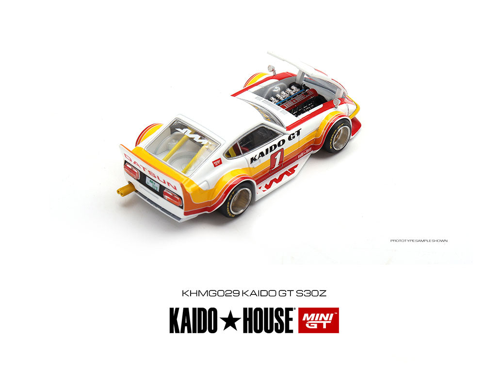 MiniGT x Kaido House 1:64 Datsun Fairlady Z V1 Red & White