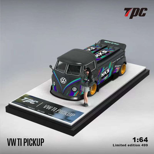 TPC 1:64 VW T1 Pickup - HKS With Figure