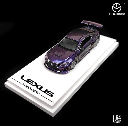 Time Micro 1:64 Lexus RCF Wide Body - Chameleon Purple