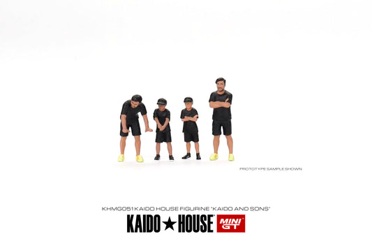 MiniGT x Kaido House 1:64 Figurine Set of 4 - Kaido & Sons