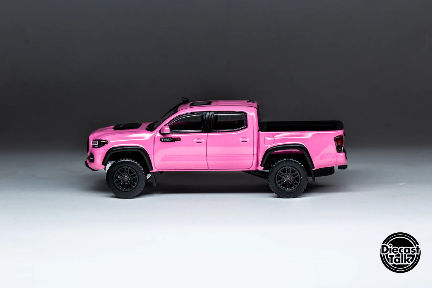 GCD 1:64 DiecastTalk Exclusive Toyota Tacoma TRD PRO Pink