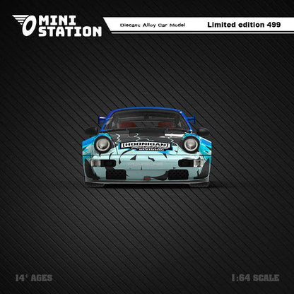 Mini Station x SnakeEyes Friex 1:64 RWB 993 Hoonigan 43 Ken Block - Limited to 499pcs