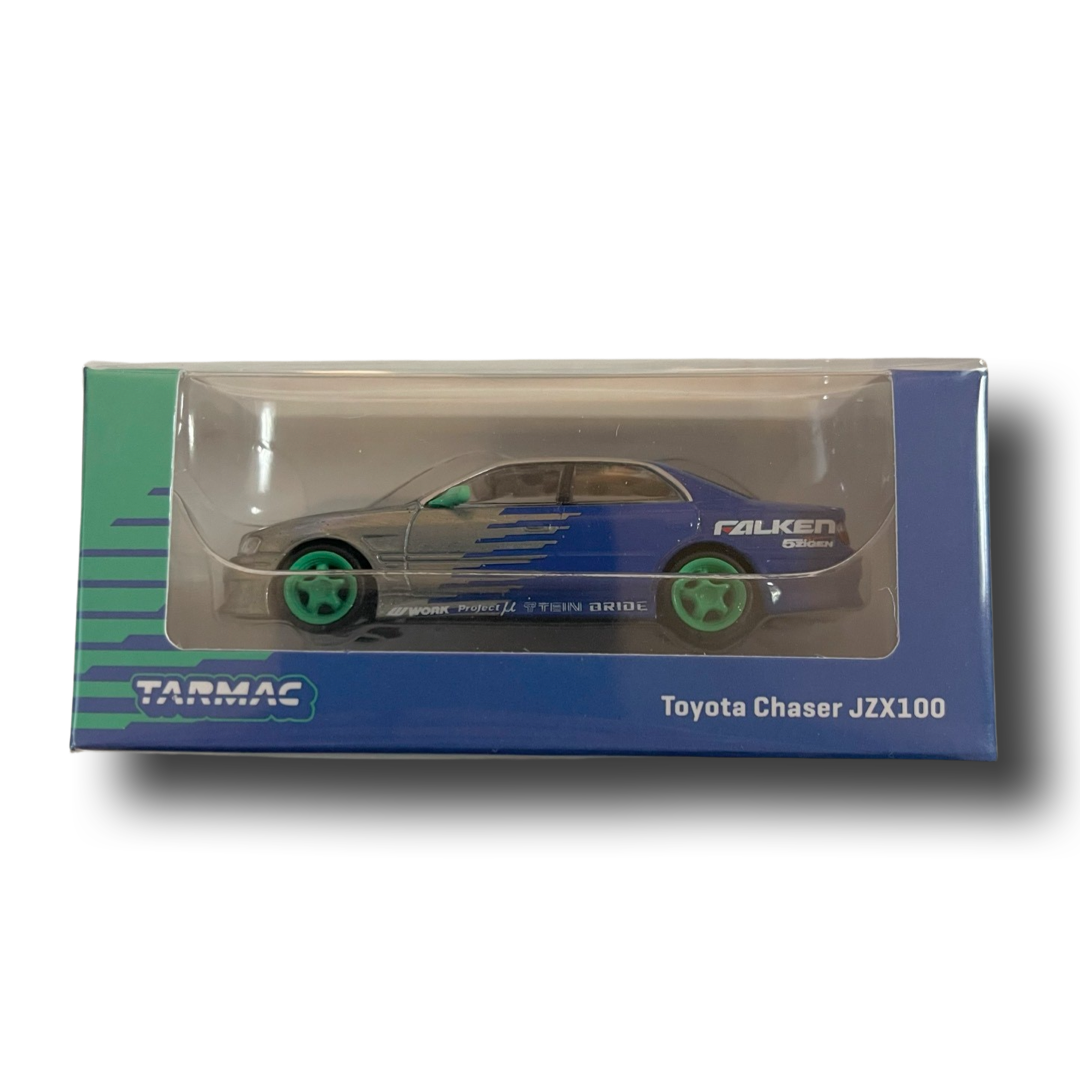 Tarmac Works 1:64 Toyota Chaser JZX100 Falken Tires – Global64 *CHASE*