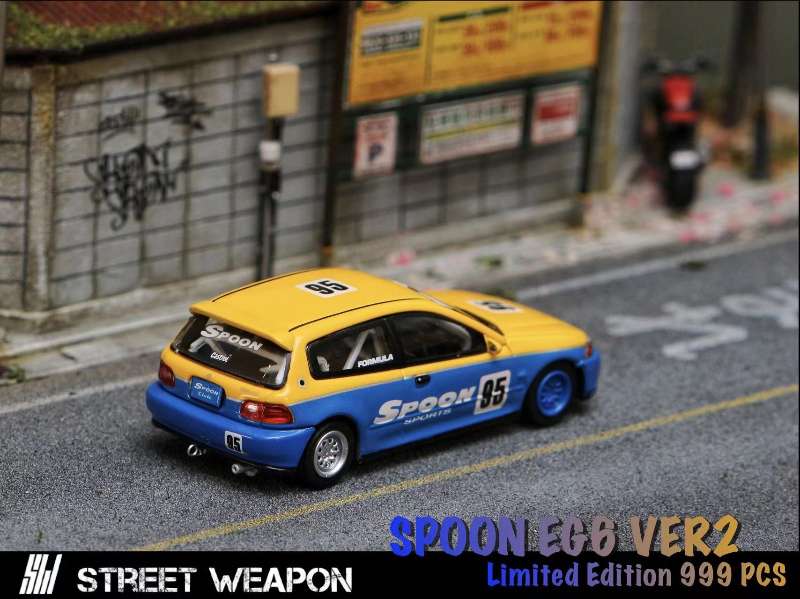 Street Weapon 1:64 Honda Civic EG6 Ver.2 - Spoon