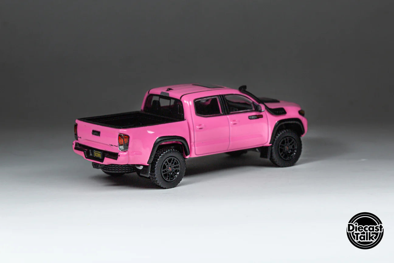 GCD 1:64 DiecastTalk Exclusive Toyota Tacoma TRD PRO Pink