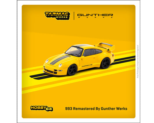 Tarmac Works 1:64 Porsche 993 By Gunther Werks (Yellow) – Hobby64
