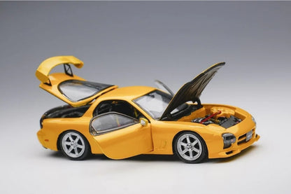 PGM Model 1:64 Mazda RX-7 FD3S - Yellow