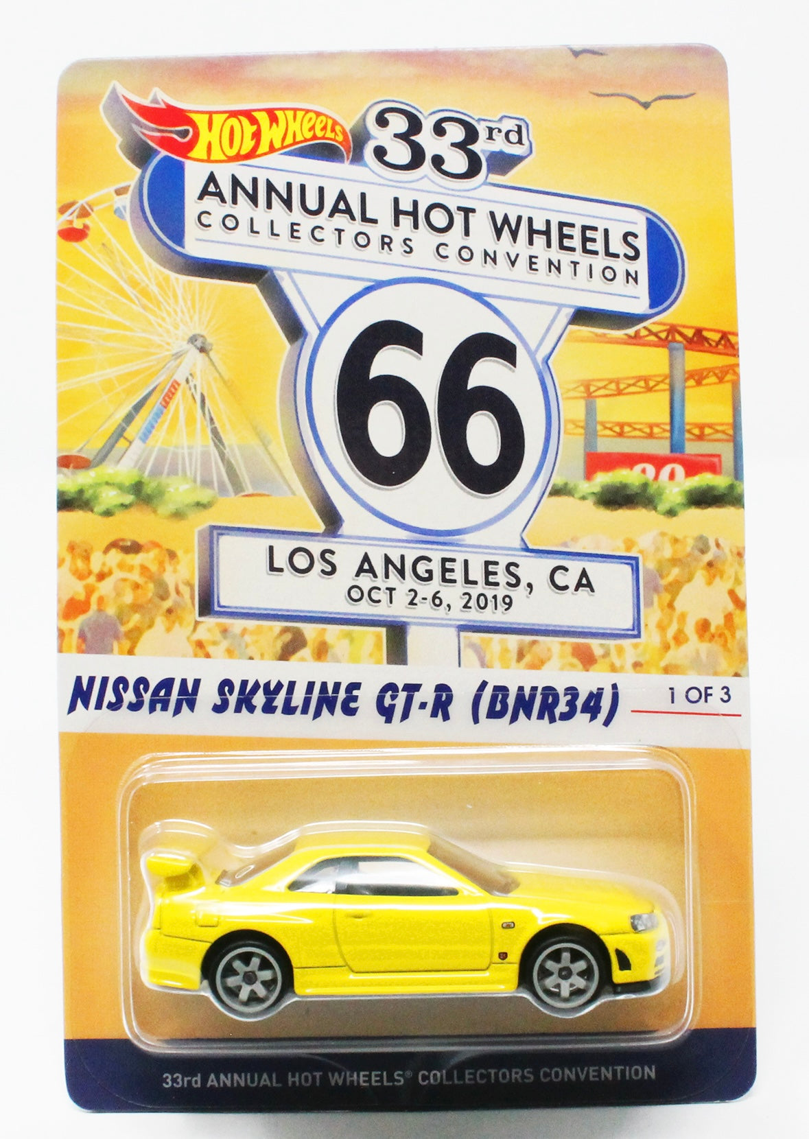 Hot Wheels 33rd L.A. Collectors Convention 2019 Nissan GT-R R34