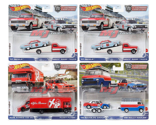 Hot Wheels 1:64 Premium Team Transport 2023 U Case Assortment *Sealed Case*