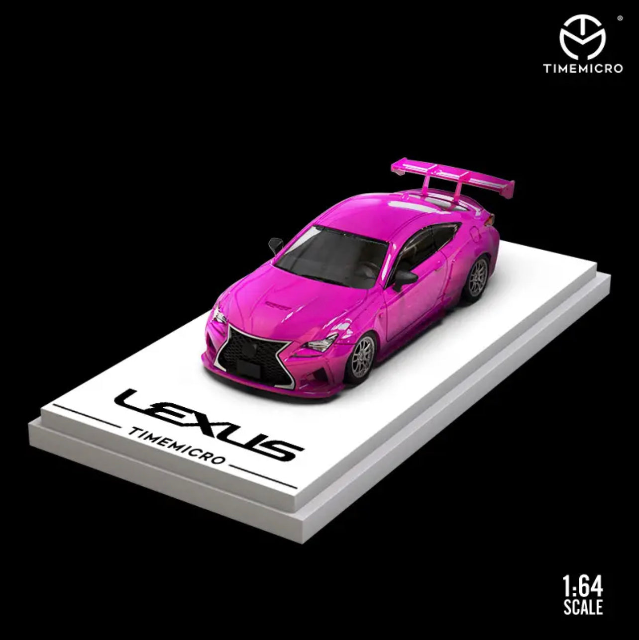 Time Micro 1:64 Lexus RCF Wide Body - Pink