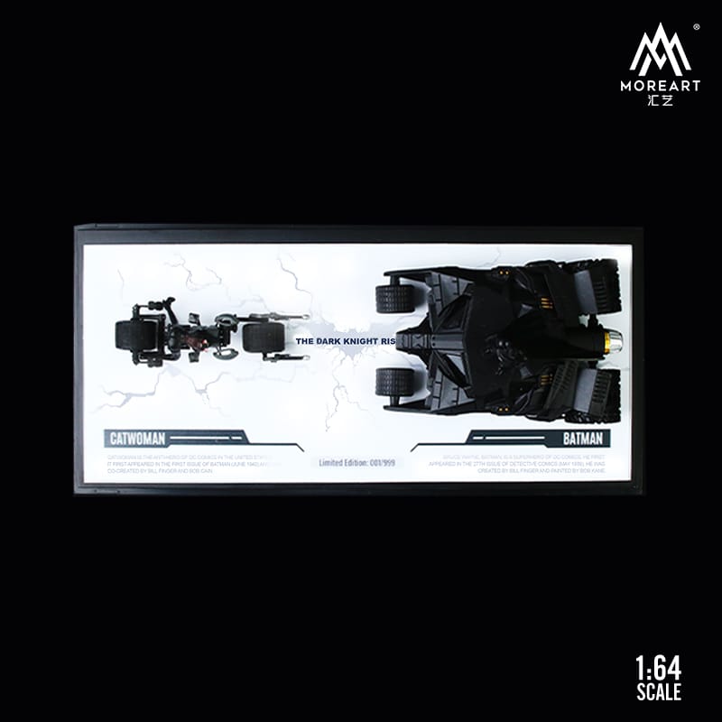 MoreArt 1:64 Model Car Diorama BatMan & CatWoman Display Resin Set - Limited 999pcs