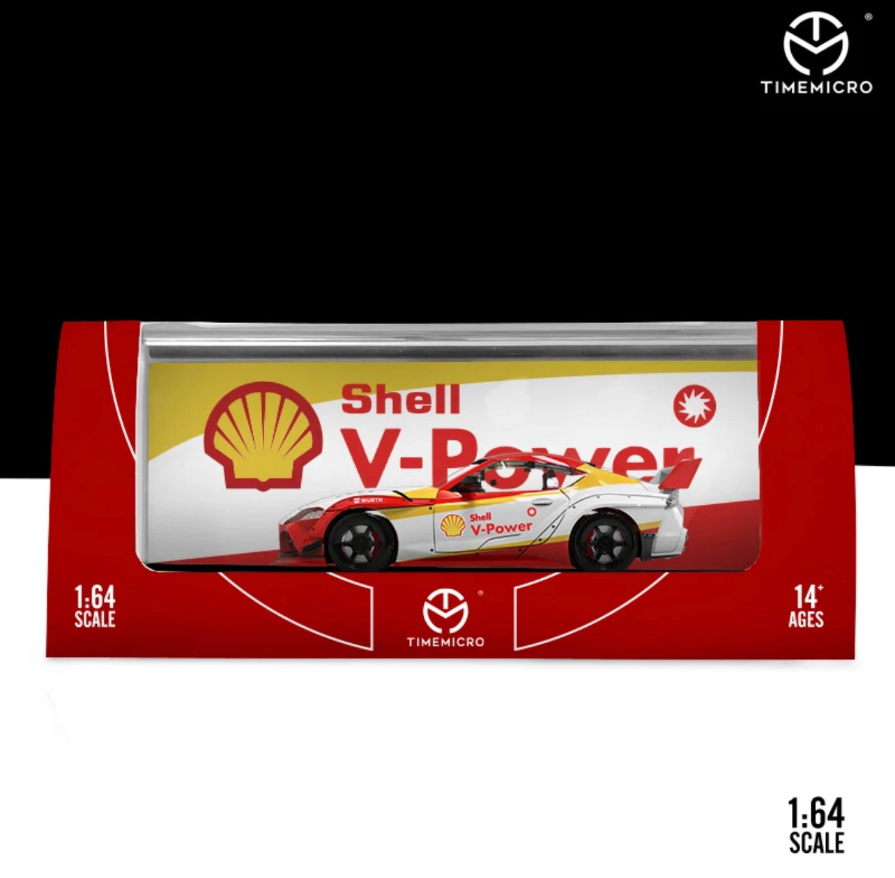 Time Micro 1:64 Toyota Supra Shell With Figure & Gas Pump