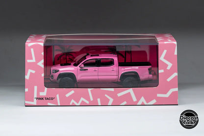 GCD 1:64 DiecastTalk Exclusive Toyota Tacoma TRD PRO Pink