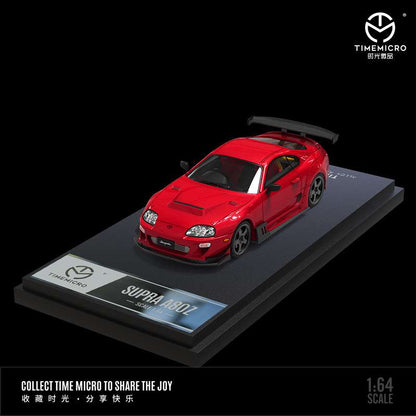 Time Micro 1:64 Toyota Supra A80Z Red Or Silver - 4 Styles