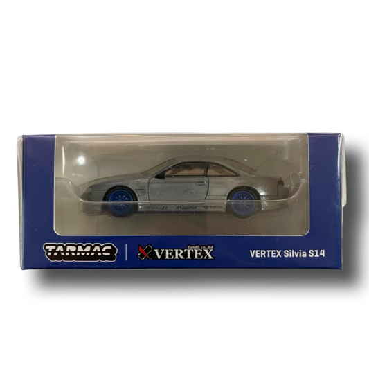 Tarmac Works 1:64 Vertex Silvia S14 Blue - Global64 *CHASE*