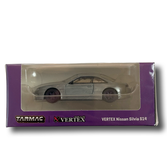 Tarmac Works 1:64 Vertex Nissan Silvia S14 Purple - Global64 *CHASE*