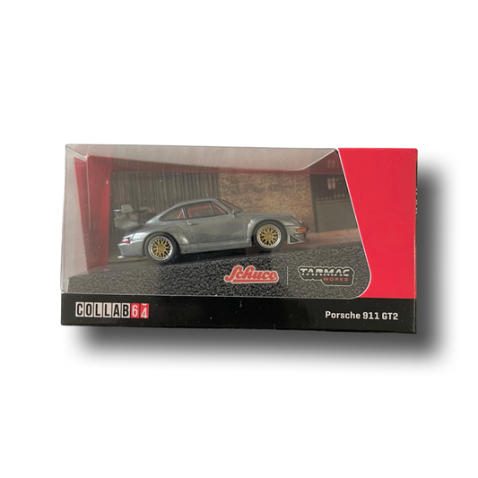 Tarmac Works X Schuco 1:64 Porsche 911 (993) GT-2 Red *CHASE*