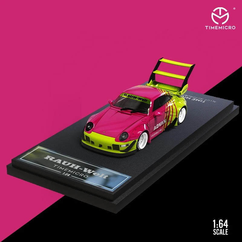 Time Micro 1:64 RWB 993 Advan Yellow/Pink