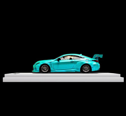 Time Micro 1:64 Pandem Lexus RCF Wide Body SportsCar Light Blue