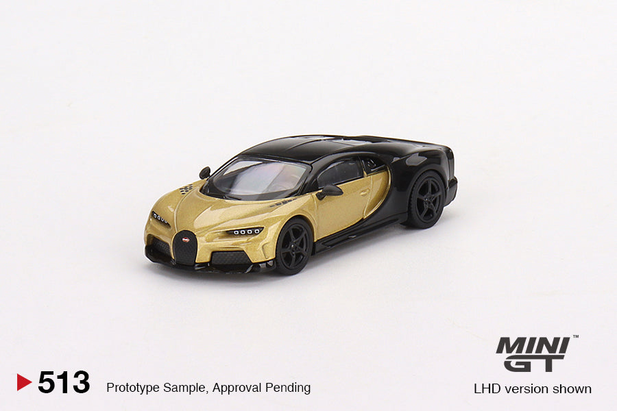 MiniGT 1:64 Bugatti Chiron Super Sport Gold – MiJo Exclusive #513