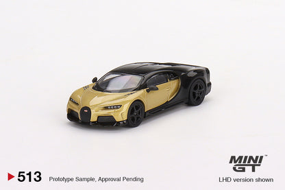 MiniGT 1:64 Bugatti Chiron Super Sport Gold – MiJo Exclusive #513