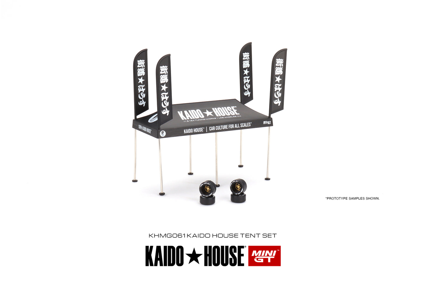 MiniGT X Kaido House 1:64 Kaido House Tent V1 - Black