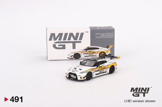 MiniGT 1:64 Nissan LB-Silhouette WORKS GT 35GT-RR Ver.2 LB Racing Formula Drift 2022 – MiJo Exclusive #491