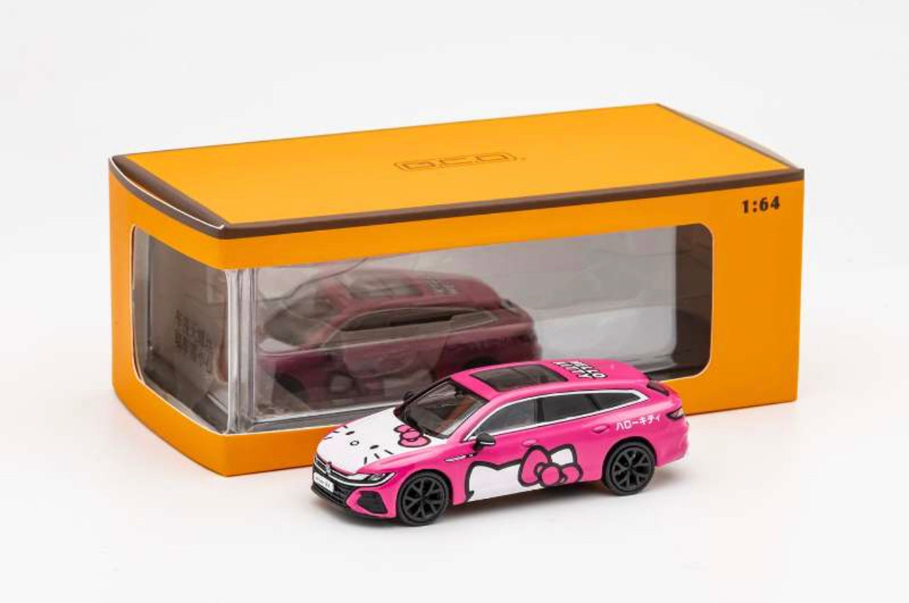 GCD 1:64 VW Volkswagen Arteon Wagon R With Storage - Hello Kitty