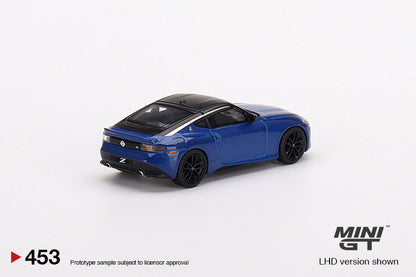 MiniGT 1:64 Nissan Z Performance 2023 Seiran Blue – MiJo Exclusive #453