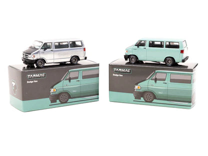 Tarmac Works 1:64 Global64 Dodge Van Custom Light Green *CHASE*