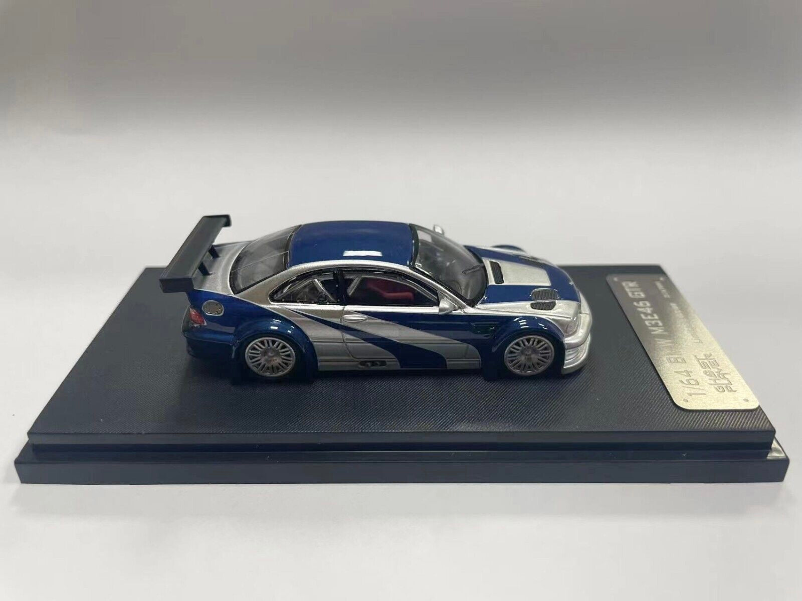 Giocatore fantasma 1:64 per M3 E46 GTR by DCM Diecast modellino auto miniatura collezione limitata giocattoli auto regalo Giocatore fantasma 1:64 per M3 E46 GTR by DCM Diecast modellino auto miniatura collezione limitata giocattoli auto regalo