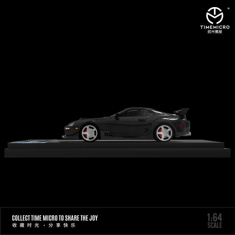 Time Micro 1:64 Toyota Supra A80Z - Black