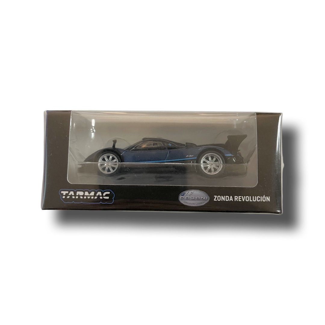 Tarmac Works 1:64 Global64 Pagani Zonda Revolución Blue Metallic *CHASE*