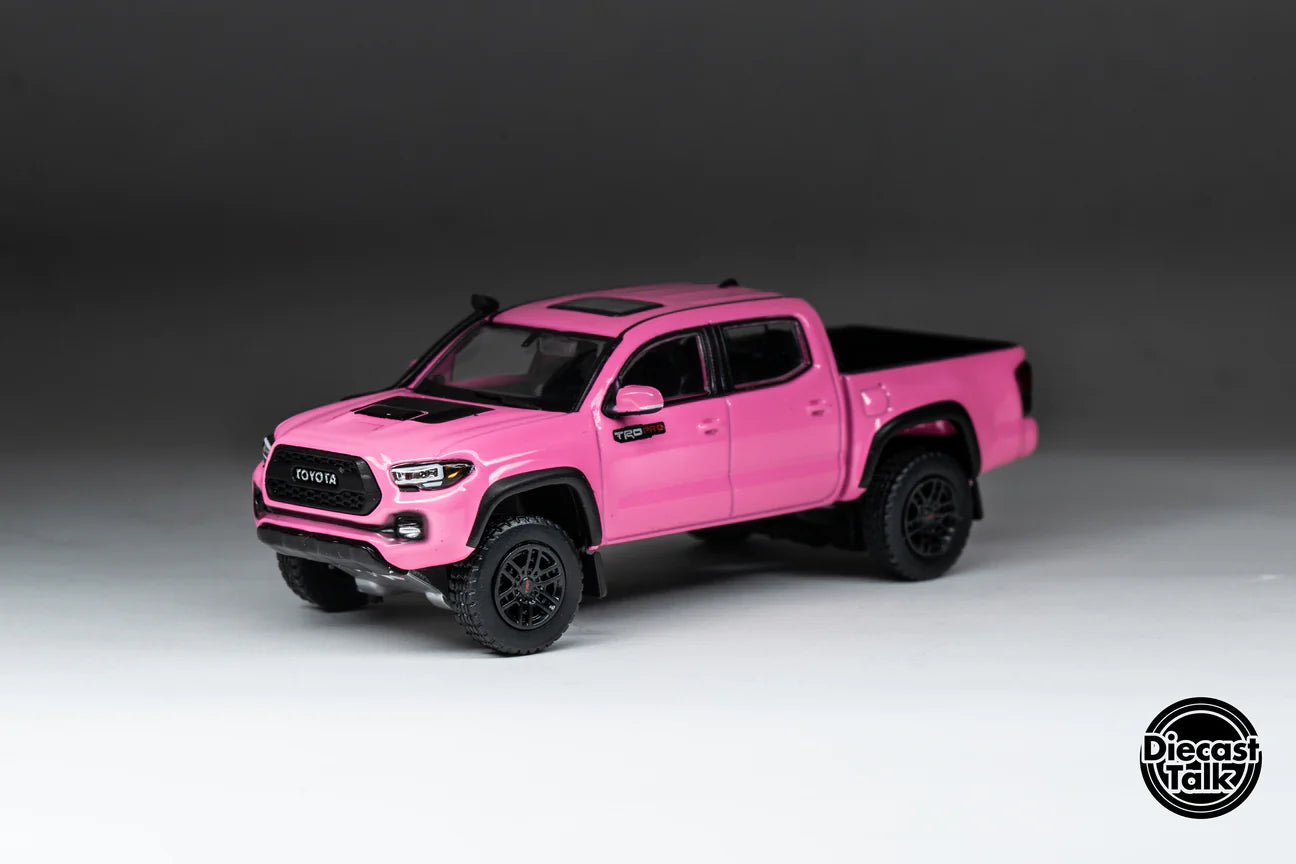 GCD 1:64 DiecastTalk Exclusive Toyota Tacoma TRD PRO Pink