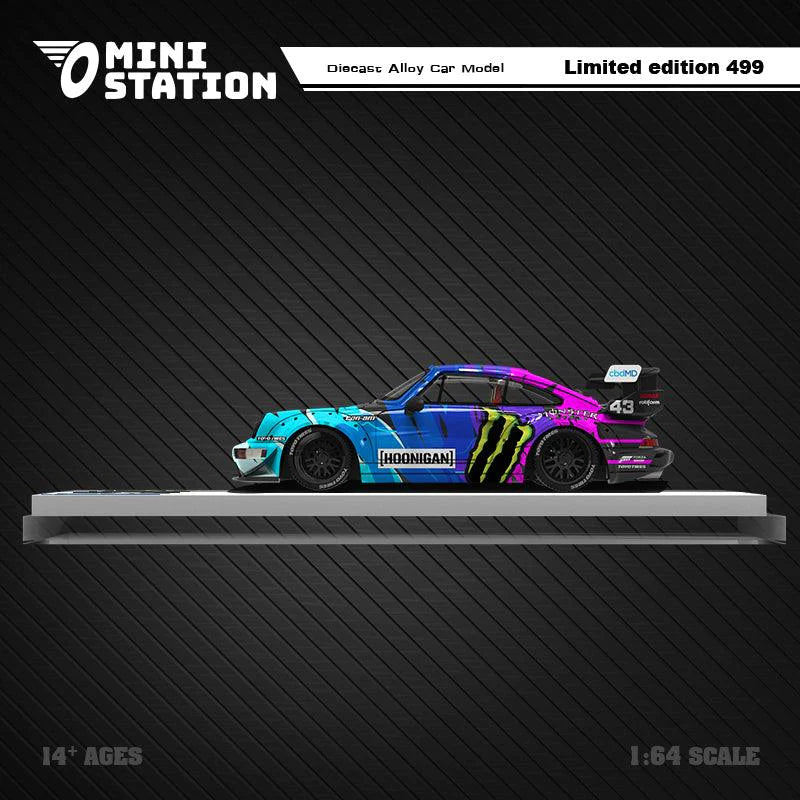 Mini Station x SnakeEyes Friex 1:64 RWB 993 Hoonigan 43 Ken Block - Limited to 499pcs