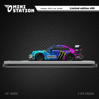 Mini Station x SnakeEyes Friex 1:64 RWB 993 Hoonigan 43 Ken Block - Limited to 499pcs