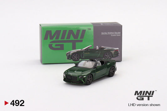 MiniGT 1:64 Bentley Mulliner Bacalar Scarab Green – MiJo Exclusive #492