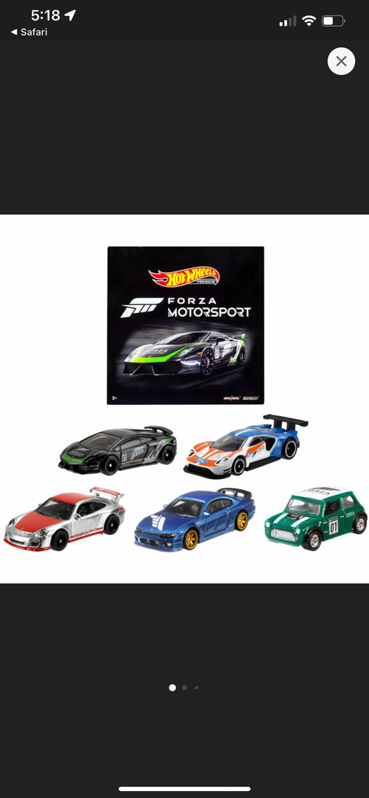 Hot Wheels Premium Forza Motorsport 5 Pack (2022)