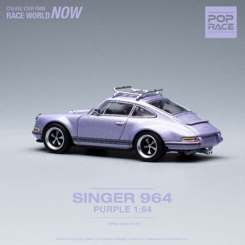 Pop Race 1:64 Singer 964 - Purple