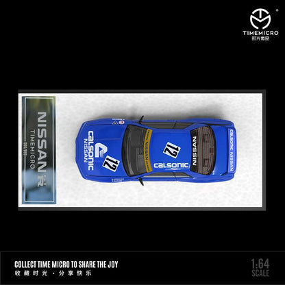 Time Micro 1:64 Nissan Skyline GT-R R32 - Calsonic